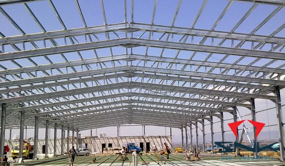 Hafif Çelik Hangar, Depo Ve Fabrika Binalari