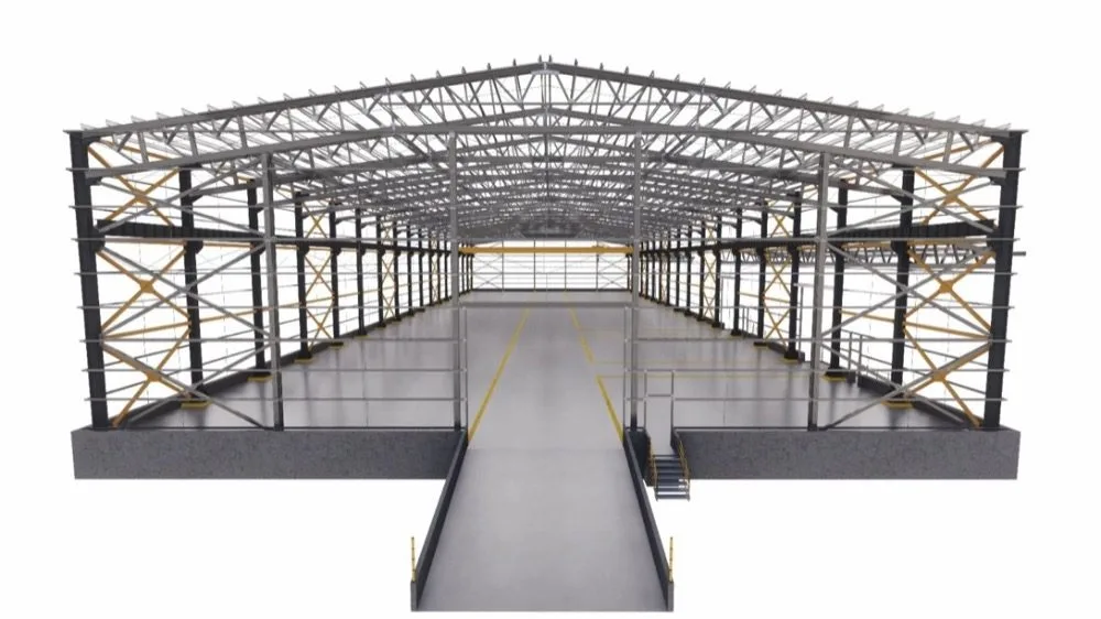 Hafif Çelik Hangar, Depo Ve Fabrika Binalari