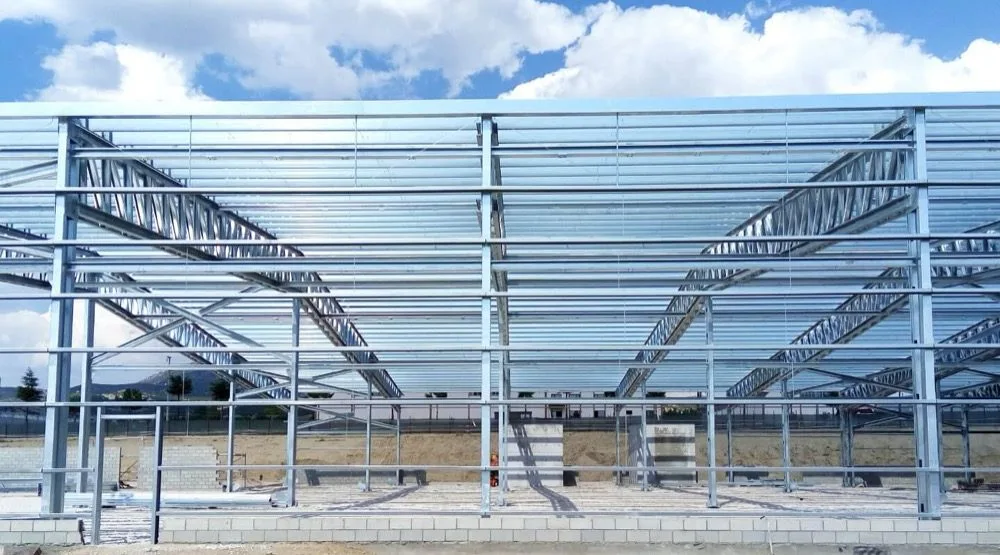 Hafif Çelik Hangar, Depo Ve Fabrika Binalari