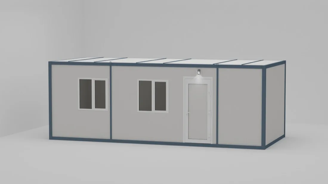 K-203 WC+evye Dolaplı Konteyner