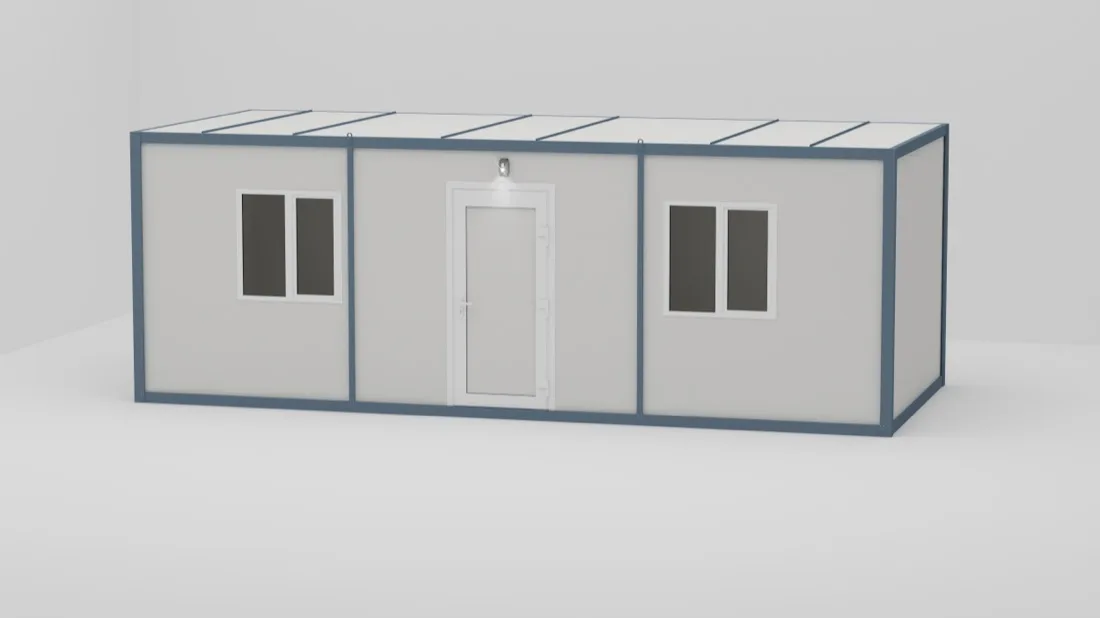 K-302 İki Odalı WC'li Konteyner