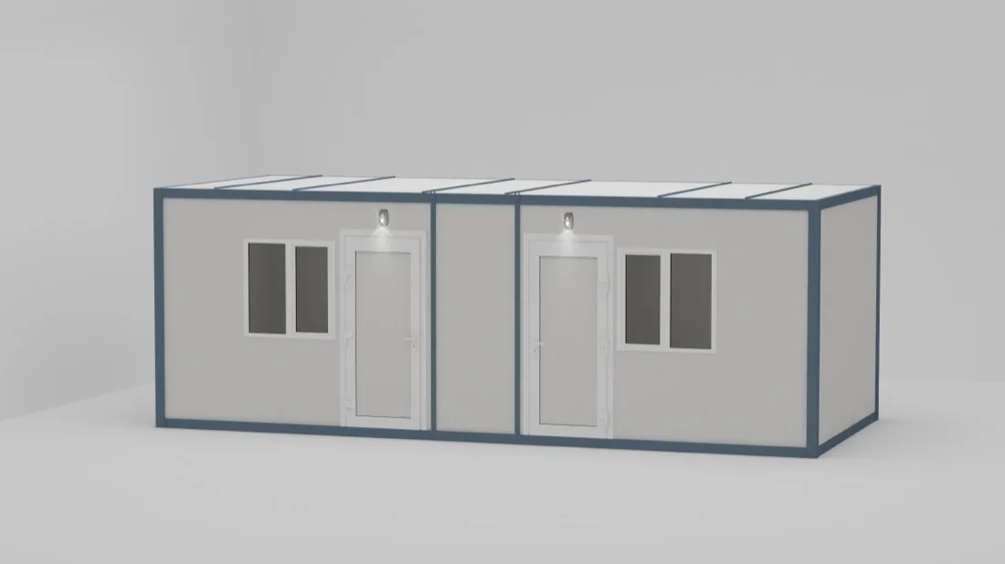 K-303 İki Odalı WC Ve Evyeli Konteyner