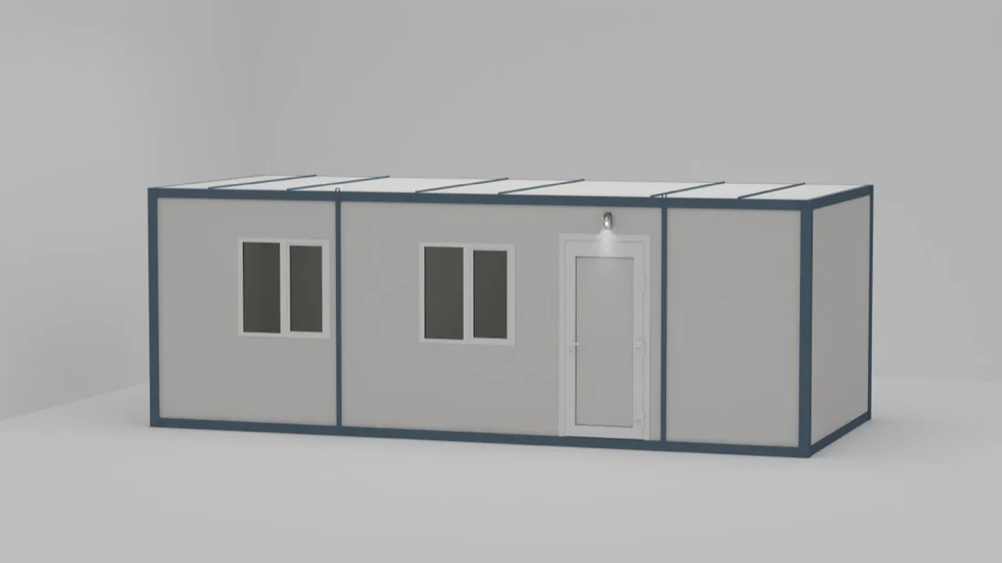 K-304 İki Odalı WC Ve Evyeli Konteyner