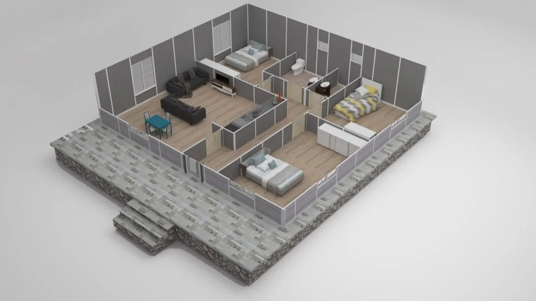 109 m² 109 m² Prefabrik Ev