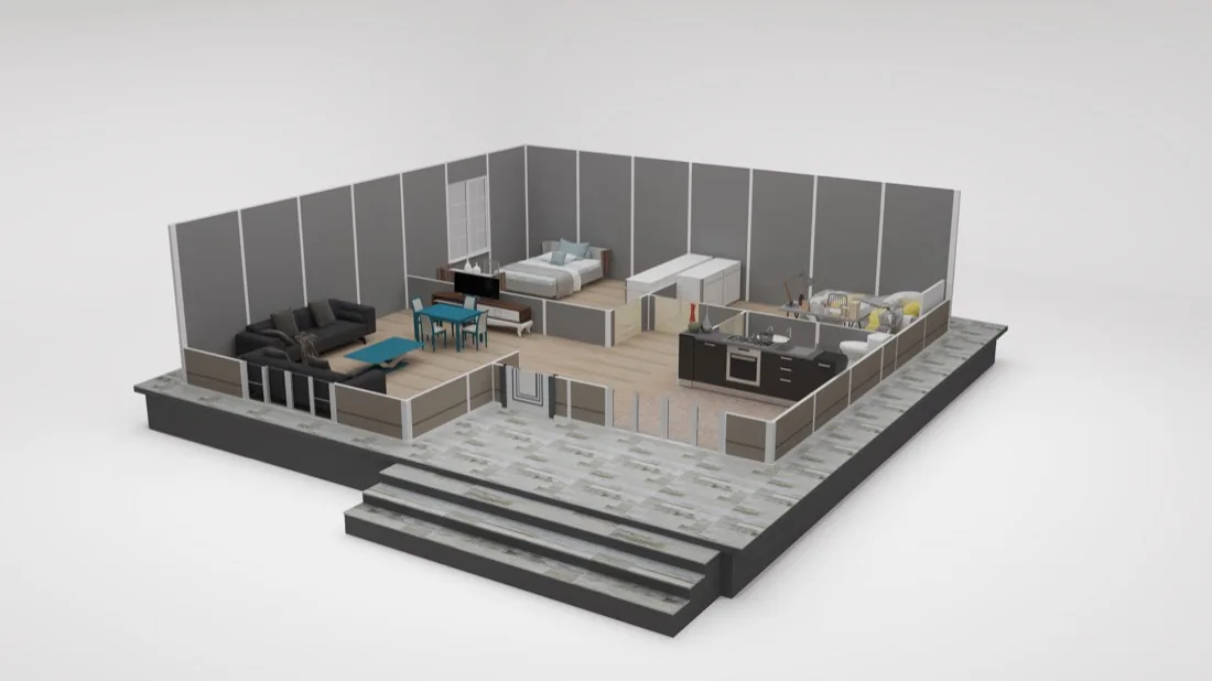79 m² 79 m² Prefabrik Ev